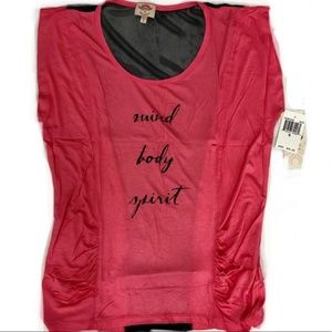 Pink Lotus "Mind Body Spirit" Women's Top